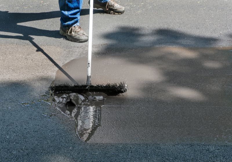 Professional Asphalt Sealing Process